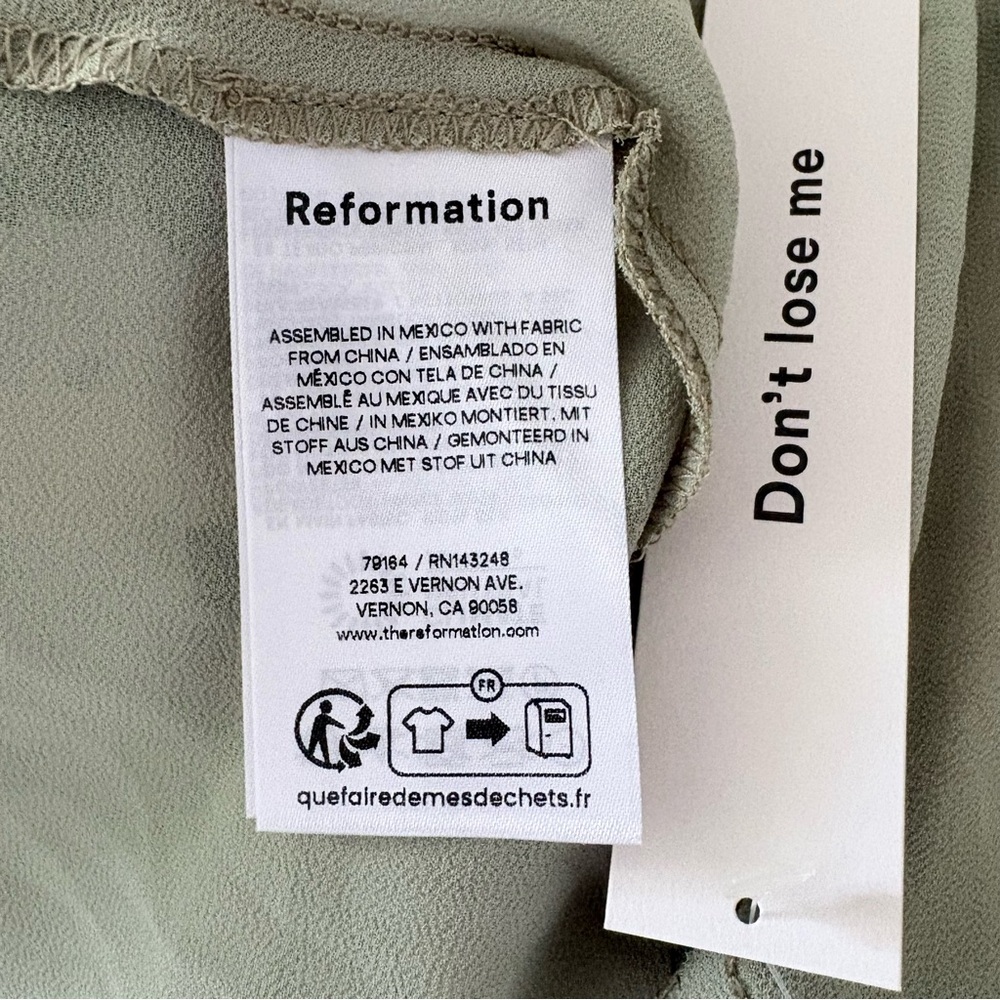 Reformation Sage Green Floral Maxi Dress - Picture 10 of 11
